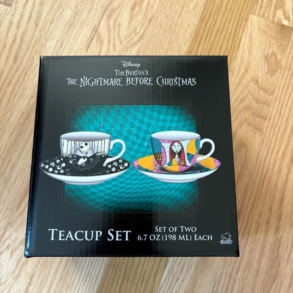 Disney The Nightmare Before Christmas Teacup Set - Black and Multicolor